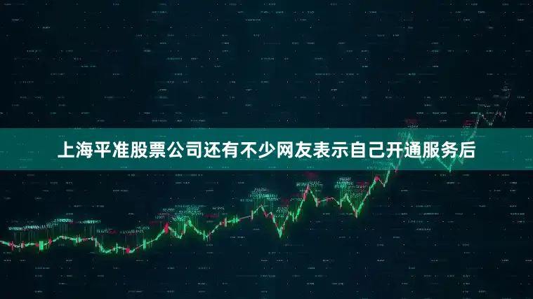 上海平准股票公司还有不少网友表示自己开通服务后