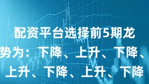 配资平台选择前5期龙头升降走势为：下降、上升、下降、上升、下降